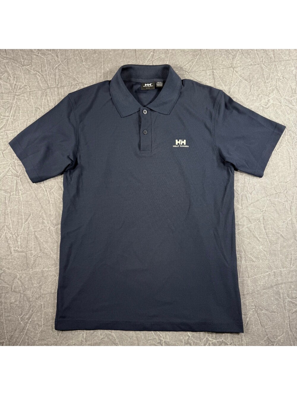 Helly Hansen Shirt Men's M Navy Polo Crew Polo